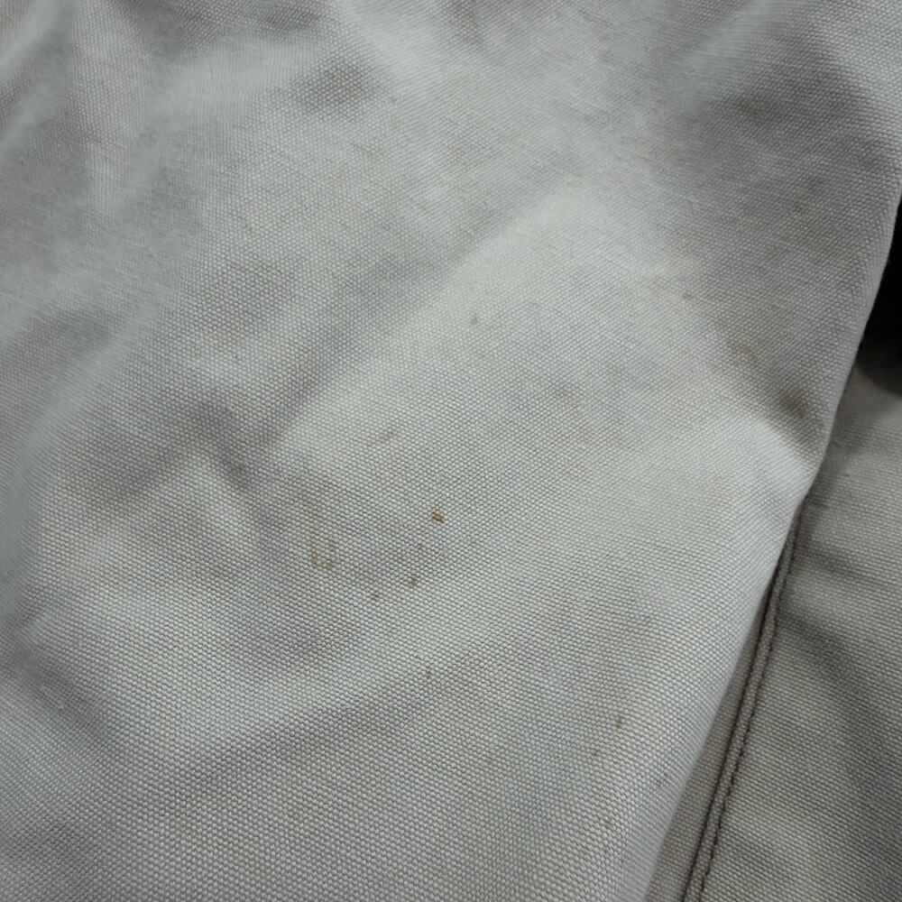 Vintage Cabelas Chore Coat Women's Large Beige Barn Utility y2k Safari Club - Picture 6 of 11